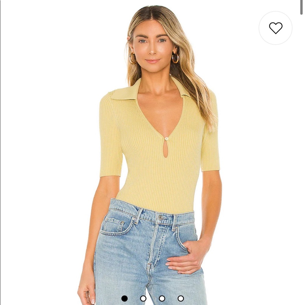 Dane Knit Top in Green